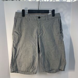 Lululemon Commission Mens 31 M7AAMS Short Relaxed Qwick Oxford 11"